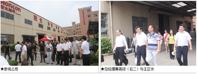 Wang Jun, Longwan District of Wenzhou city mayor led a delegation to visit our company